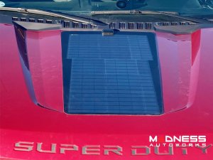 Ford Super Duty Flexible Solar Panel Kit - Complete Kit w/ Waterproof Controller + Hood Decal - 2017-2022 - 65W